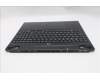 Lenovo 5CB1S75733 C-Cover with keyboard, Ukraine, Eclipse Black, RGB Backlight, Anodizing Sandblasting, US