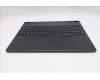Lenovo 5CB1S76589 C-Cover with keyboard, Belgian, Eclipse Black, White Backlight, Anodizing Sandblasting, UK