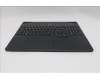 Lenovo 5CB1S76592 C-Cover with keyboard, Czech Slovakian, Eclipse Black, White Backlight, Anodizing Sandblasting, UK