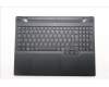 Lenovo 5CB1S76595 C-Cover with keyboard, French, Eclipse Black, White Backlight, Anodizing Sandblasting, US