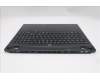 Lenovo 5CB1S76595 C-Cover with keyboard, French, Eclipse Black, White Backlight, Anodizing Sandblasting, US