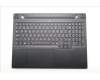 Lenovo 5CB1S76612 C-Cover with keyboard, Switzerland, Eclipse Black, White Backlight, Anodizing Sandblasting, UK