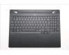 Lenovo 5CB1S76652 C-Cover with keyboard, Czech Slovakian, Eclipse Black, White Backlight, Painting, UK