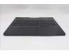 Lenovo 5CB1S76698 C-Cover with keyboard, Nordic, Eclipse Black, White Backlight, UK