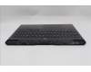 Lenovo 5CB1S80251 C-Cover with keyboard, Slovenian, Eclipse Black, RGB Backlight, UK