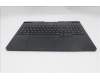 Lenovo 5CB1S80253 C-Cover with keyboard, Switzerland, Eclipse Black, RGB Backlight, UK