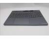 Lenovo 5CB1S82727 C-Cover with keyboard, Czech Slovakian, Luna Grey, Non-FingerPrint, UK