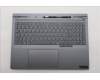Lenovo 5CB1S82737 C-Cover with keyboard, Hungarian, Luna Grey, Non-FingerPrint, UK
