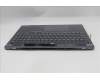 Lenovo 5CB1S82745 C-Cover with keyboard, UK English, Luna Grey, Non-FingerPrint, UK