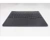Lenovo 5CB1S82827 C-Cover with keyboard, UK English, Eclipse Black, RGB Backlight, Anodizing Sandblasting
