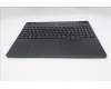 Lenovo 5CB1S82830 C-Cover with keyboard, Belgian, Eclipse Black, Anodizing Sandblasting, UK