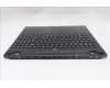 Lenovo 5CB1S82834 C-Cover with keyboard, English, Eclipse Black, Anodizing Sandblasting, US
