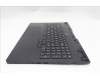 Lenovo 5CB1S87254 C-Cover with keyboard, Russian, Eclipse Black, White Backlight