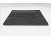 Lenovo 5CB1S89872 C-Cover with keyboard, Arabic, Eclipse Black, RGB Backlight, Anodizing Sandblasting, US