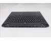 Lenovo 5CB1S89873 C-Cover with keyboard, Belgian, Eclipse Black, RGB Backlight, Anodizing Sandblasting, UK