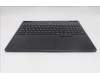 Lenovo 5CB1S89878 C-Cover with keyboard, US English Euro, Eclipse Black, RGB Backlight, Anodizing Sandblasting, US