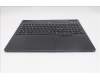 Lenovo 5CB1S89891 C-Cover with keyboard, Nordic, Eclipse Black, RGB Backlight, Anodizing Sandblasting, UK
