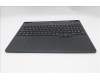 Lenovo 5CB1S89895 C-Cover with keyboard, Spanish, Eclipse Black, RGB Backlight, Anodizing Sandblasting, UK