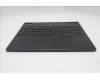 Lenovo 5CB1S89900 C-Cover with keyboard, UK English, Eclipse Black, RGB Backlight, Anodizing Sandblasting, UK