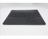Lenovo 5CB1S89909 C-Cover with keyboard, French, Eclipse Black, White Backlight, Anodizing Sandblasting, US