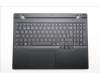 Lenovo 5CB1S89922 C-Cover with keyboard, Portuguese, Eclipse Black, White Backlight, Anodizing Sandblasting, UK