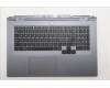 Lenovo 5CB1S90394 C-Cover with keyboard, Nordic, Luna Grey, White Backlight, UK