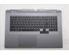 Lenovo 5CB1S90421 C-Cover with keyboard, Portuguese, Luna Grey, RGB Backlight, UK