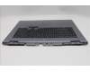 Lenovo 5CB1S90425 C-Cover with keyboard, French, Luna Grey, RGB Backlight, US
