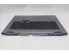 Lenovo 5CB1S90426 C-Cover with keyboard, German, Luna Grey, RGB Backlight, UK