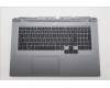 Lenovo 5CB1S90431 C-Cover with keyboard, Slovenian, Luna Grey, RGB Backlight, UK