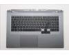 Lenovo 5CB1S90437 C-Cover with keyboard, Ukraine, Luna Grey, RGB Backlight, US