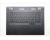 Lenovo 5CB1S90692 C-Cover with keyboard, Ukraine, Eclipse Black, US