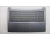 Lenovo 5CB1T18687 C-Cover with keyboard, Belgian, Luna Grey, Backlight, UK