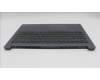 Lenovo 5CB1T18687 C-Cover with keyboard, Belgian, Luna Grey, Backlight, UK