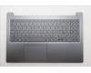 Lenovo 5CB1T18690 C-Cover with keyboard, Czech Slovakian, Luna Grey, Backlight, UK