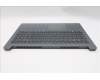Lenovo 5CB1T18698 C-Cover with keyboard, Hebrew, Luna Grey, Backlight, US