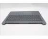 Lenovo 5CB1T18708 C-Cover with keyboard, Slovenian, Luna Grey, Backlight, UK