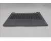 Lenovo 5CB1T53000 C-Cover with keyboard, Czech Slovakian, Arctic Grey, Backlight, UK