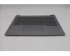 Lenovo 5CB1T53003 C-Cover with keyboard, French, Arctic Grey, Backlight, US