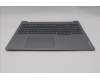 Lenovo 5CB1T57602 C-Cover with keyboard, French, Arctic Grey, Backlight, US