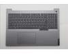 Lenovo 5CB1T57607 C-Cover with keyboard, Hungarian, Arctic Grey, Backlight, UK