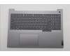 Lenovo 5CB1T57615 C-Cover with keyboard, Russian, Arctic Grey, Backlight, US
