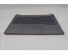 Lenovo 5CB1T57688 C-Cover with keyboard, Nordic, Arctic Grey, Backlight, UK