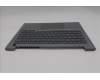 Lenovo 5CB1T57690 C-Cover with keyboard, Russian, Arctic Grey, Backlight, US