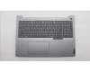 Lenovo 5CB1T68825 C-Cover with keyboard, UK English, Arctic Grey, Backlight, UK