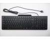 Lenovo 5D50U84777 AI Keyboard External, USB, Dutch, Black