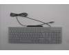 Lenovo 5D50U84900 Keyboard External, USB, UK English, Cloud Grey