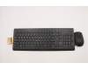 Lenovo 5KM0U87611 Keyboard_Mouse, 2.4G, Russian Cyrillic, Black, Non Backlight