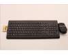 Lenovo 5KM0U87651 Keyboard_Mouse, Wireless, Hebrew, Black