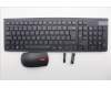 Lenovo 5KM0U87809 Keyboard_Mouse,2.4G,Portuguese,Black